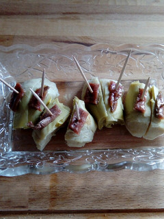 Una foto de Alcachofas con anchoas