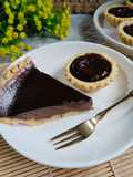 Tart susu fla coklat khas pontianak
