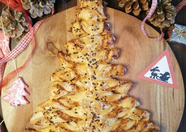 Créer des étapes 🎄Sapin de Noël en Feuilleté🎄 à la maison