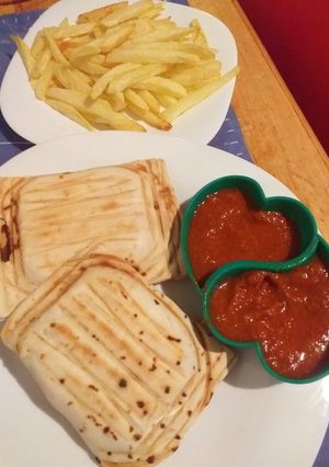 صورة لوصفة طاكوس منزلي 🍟🍹