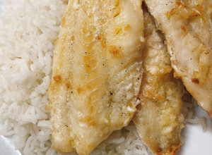 Foto de Filetes de pescada no forno