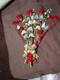 Arreglo frutal con chocolate