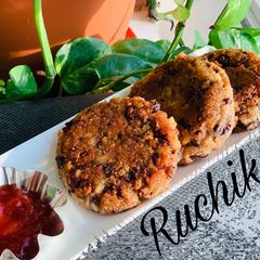A picture of Red Bean Kababs.