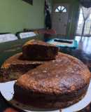 Torta de banana marmolada
