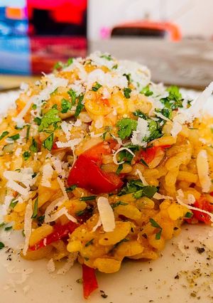 Foto di Risotto ai pomodorini e parmigiano