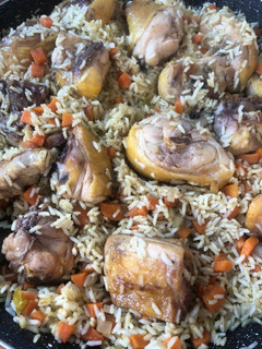 Una foto de Pollo al curry