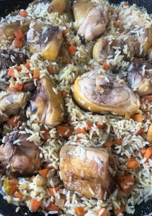 Una foto de Pollo al curry