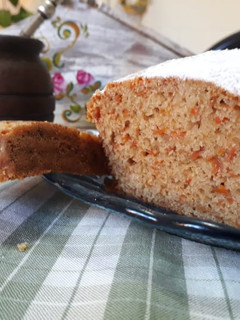 Una foto de Budín de zanahoria y canela
