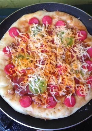 Foto resep Pizza praktis teflon
