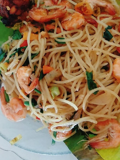 Foto resep Spaghetti udang anak kost