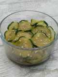 Kyuri no sunomono (ensalada japonesa de pepino)