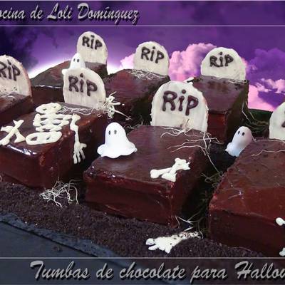 Tumbas de chocolate para Halloween Receta de lolidominguezjimenez- Cookpad