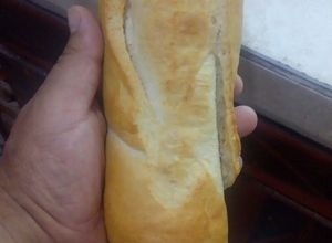 Una foto de Pan casero o pan de baguette