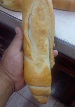 Una foto de Pan casero o pan de baguette