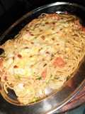Linguine con vegetales salteados