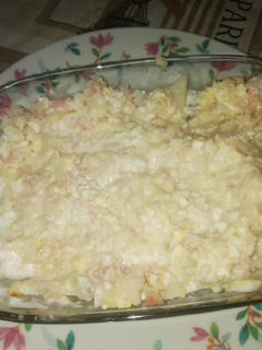 Una foto de Coliflor gratinada