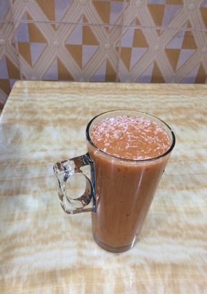صورة لوصفة عصير مشمش بالحليب والعسل
