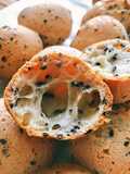 💚 Bánh Mì Mè Đen Hàn Quốc (Korean Mochi Sesame Bread)