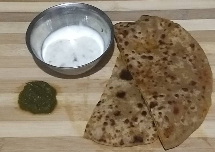 Aaloo Paratha platter