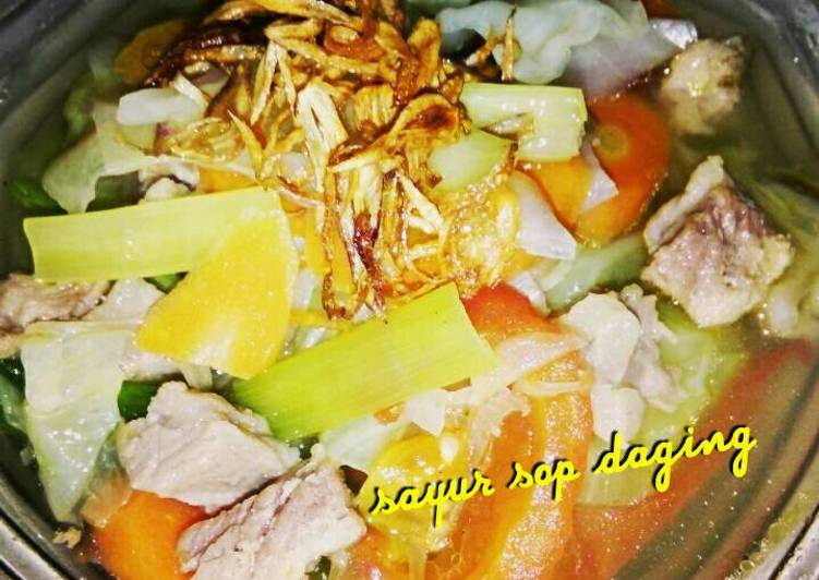 Cara Gampang Menyiapkan Sayur Sop Daging Moo yang Bikin Ngiler