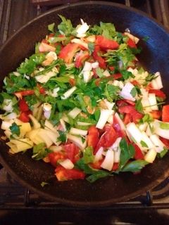 Una foto de Ensalada (o salsa) criolla picante
