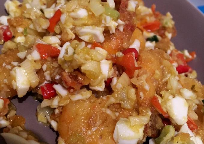 Udang Goreng Telur Masin / Resipi Untuk Memasak Udang Masak Telur Masin