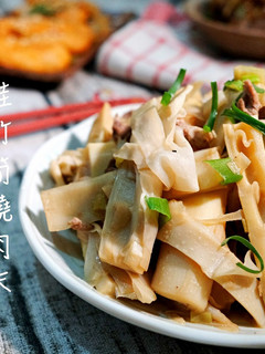 家常美味桂竹筍燒肉末 的食譜成品照片