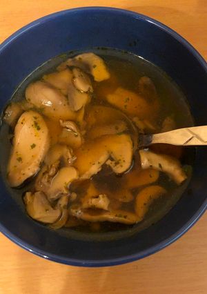 Diétás gombaleves recept fotója