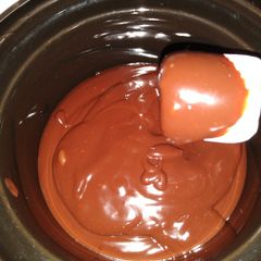 Chocolate Fondue (microwave version) A picture of Chocolate Fondue (microwave version).