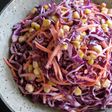 Red Cabbage & Corn Slaw