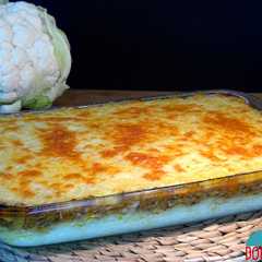 Una foto de PASTEL DE CARNE, COLIFLOR Y PATATAS, RECETA FÁCIL Y ECONÓMICA