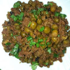 A picture of Keema matar.