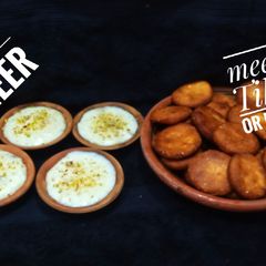 A picture of Konday or meethi tikkiya.