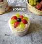 Langkah Gampang Menyiapkan Resep Fruit Salad With Yoghurt yang Menggugah Selera Anti Ribet, Bikin Ngiler