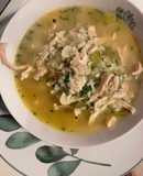 Sopa de pollo para la gripa 🍲