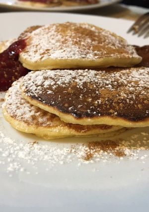 Almás amerikai palacsinta recept fotója