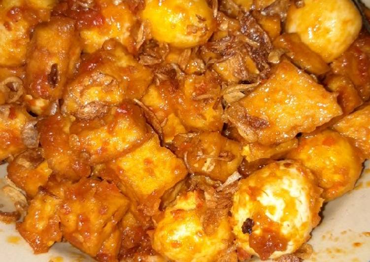 Resep Balado Tahu Telur Puyuh, Enak