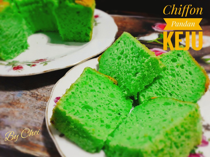 Resep Chiffon Pandan Keju, Bisa Manjain Lidah