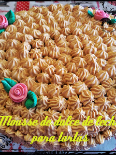 Una foto de Mousse de dulce de leche para tartas