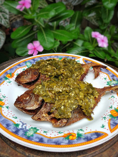Foto resep Bawal Goreng Sambal Ijo