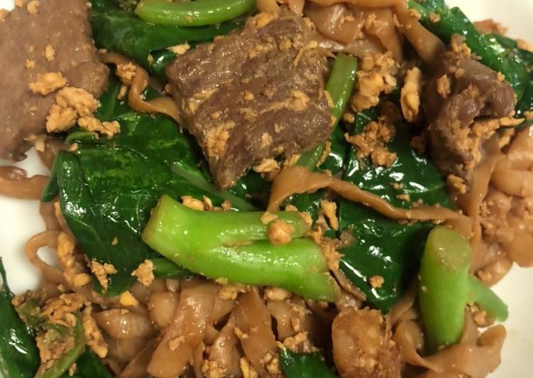 ผัดซีอิ๊วคีโต (Stir fried noodles in soy sauce KETO)