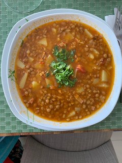 Una foto de Lentejas al curry