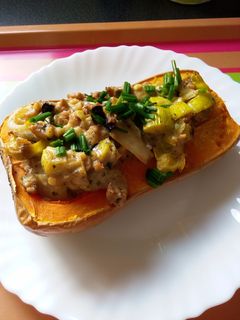 Une photo de Butternut farcie