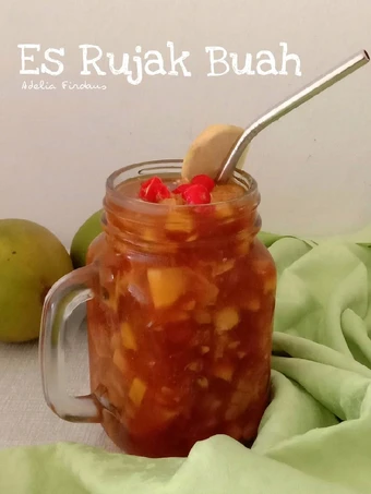 Cara Gampang Menyiapkan Resep  Es Rujak Buah (kweni,timun dan nanas) yang Sempurna, Lezat Sekali