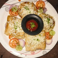 A picture of Sandwich stuffed bread paratha.