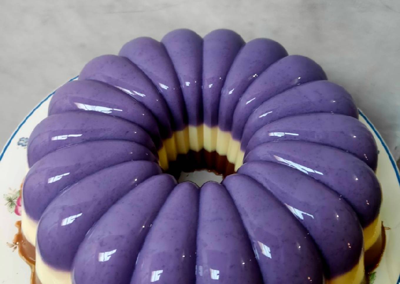 Puding Taro Cheese