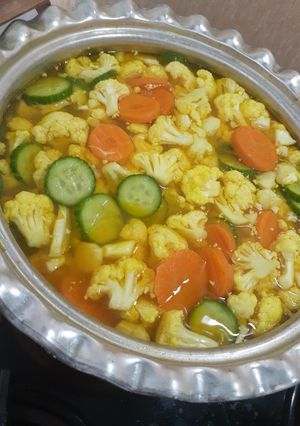 عکسی از دستور شور ترشی به ساده ترین روش🙂