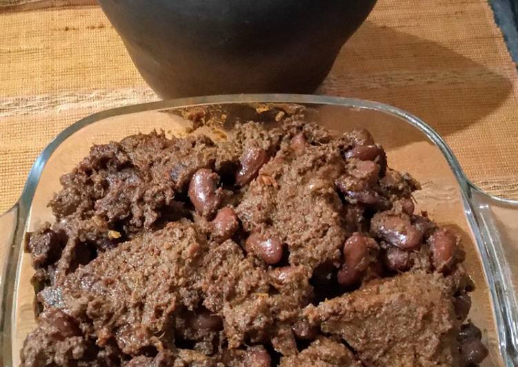 Cara Gampang Membuat Rendang daging kacang merah, Bisa Manjain Lidah