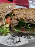 Sándwich de pavo braseado