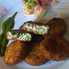 A picture of Dahi kabab.